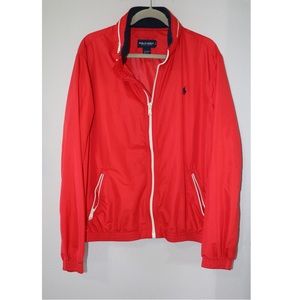 POLO Men’s Red Windbreaker Jacket